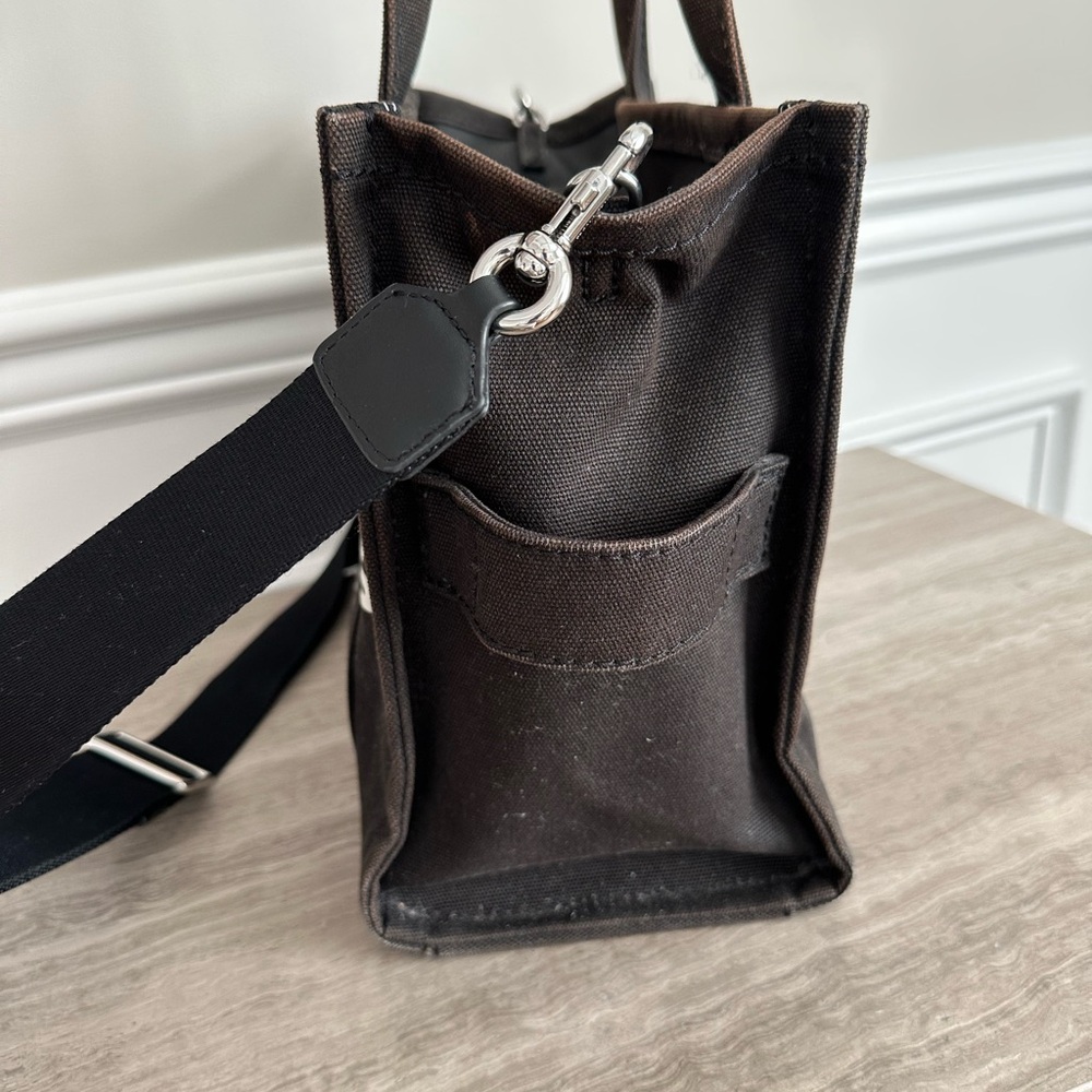 Marc Jacobs Black Canvas Tote Bag - Picture 10 of 11